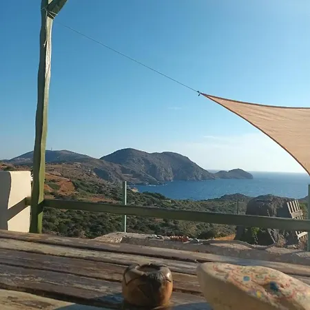 Eco At The Sunset And Sea View On The Hill 10 Ano Syros
